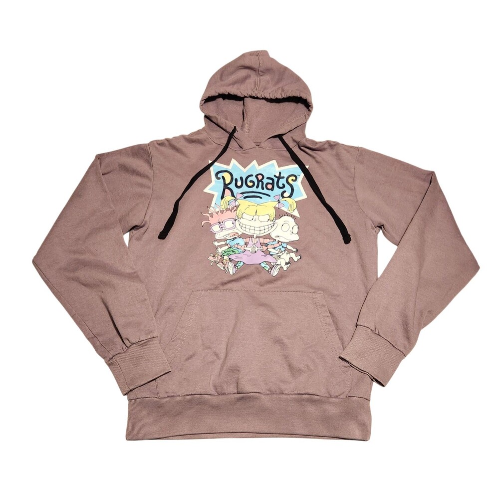 Nickelodeon Hoodie Sweatshirt RUGRATS Angelica Tommy Purple Size Small 34-36